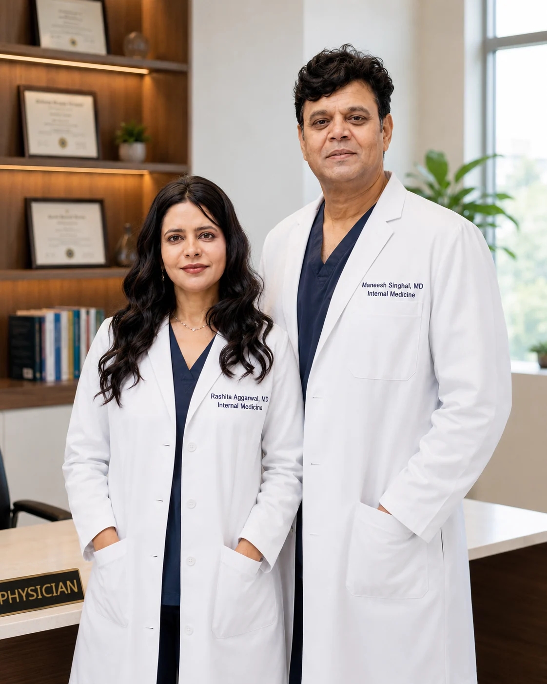 Dr. Rashita Aggarwal and Dr. Maneesh Singhal